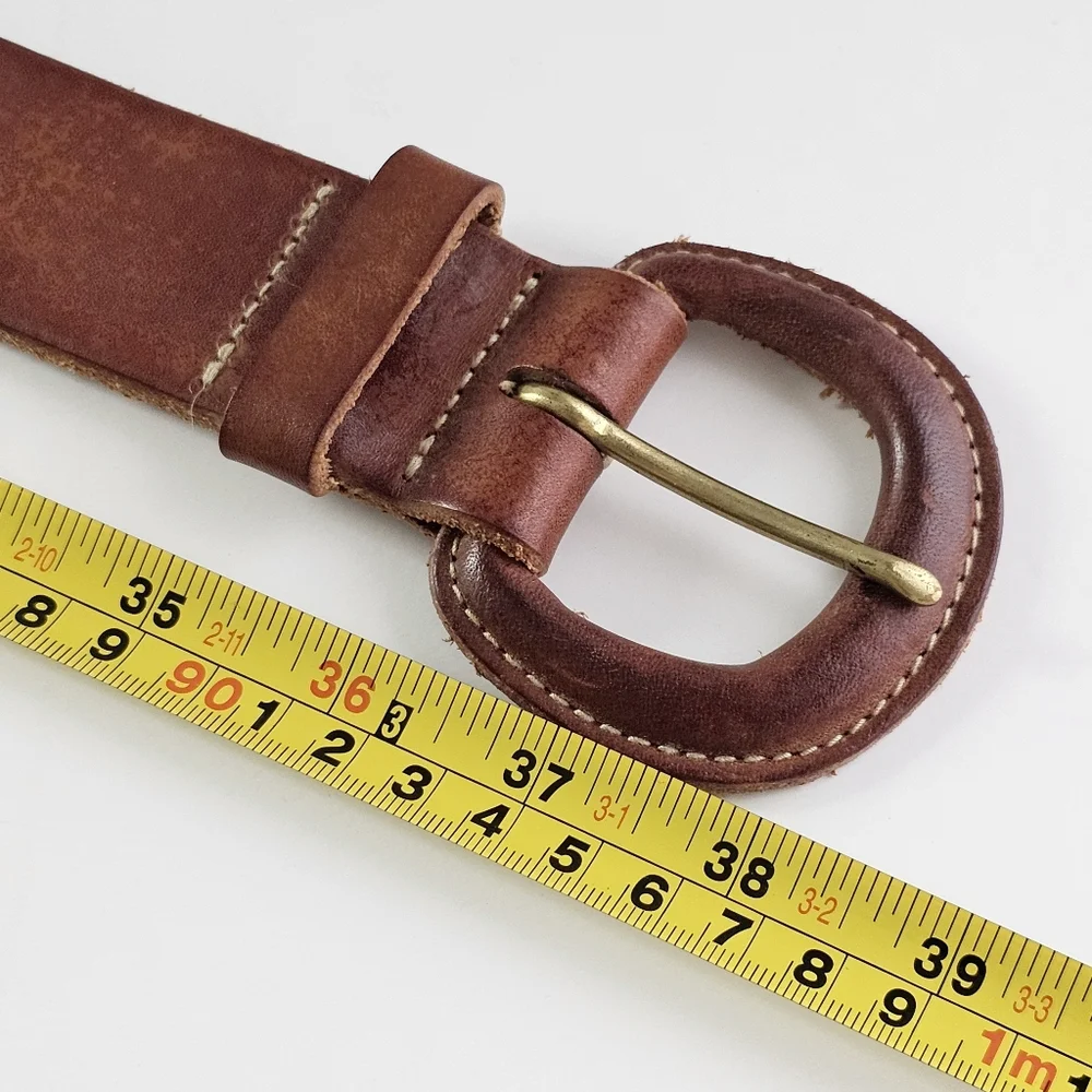 Polo Ralph Lauren Italian Saddle Genuine Leather Brown Belt Men’s Medium 75/30